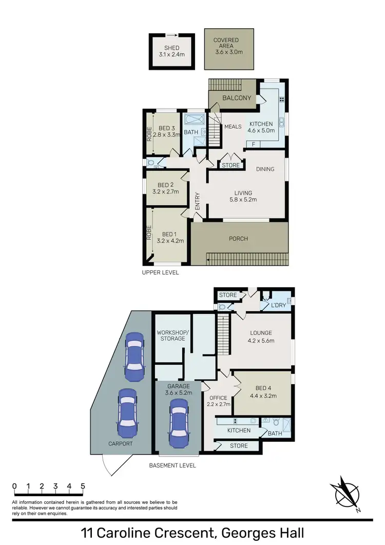 Floorplan of Homely house listing, 11 Caroline Crescent, Georges Hall NSW 2198