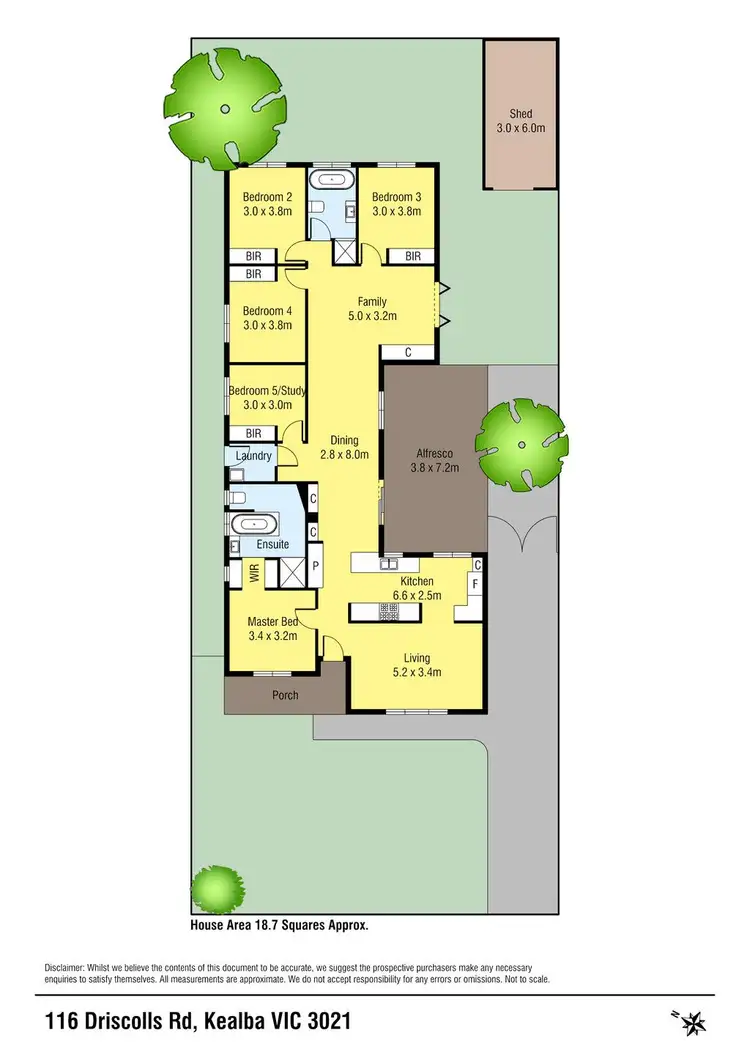 Floorplan of Homely house listing, 116 Driscolls Road, Kealba VIC 3021