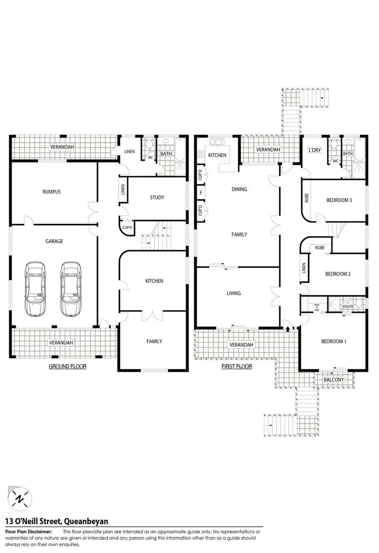 Floorplan of Homely house listing, 13 O'Neill Street, Queanbeyan East NSW 2620