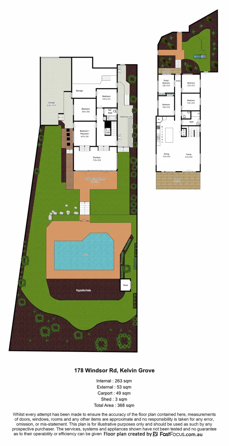 Floorplan of Homely house listing, 178 Windsor Road, Kelvin Grove QLD 4059