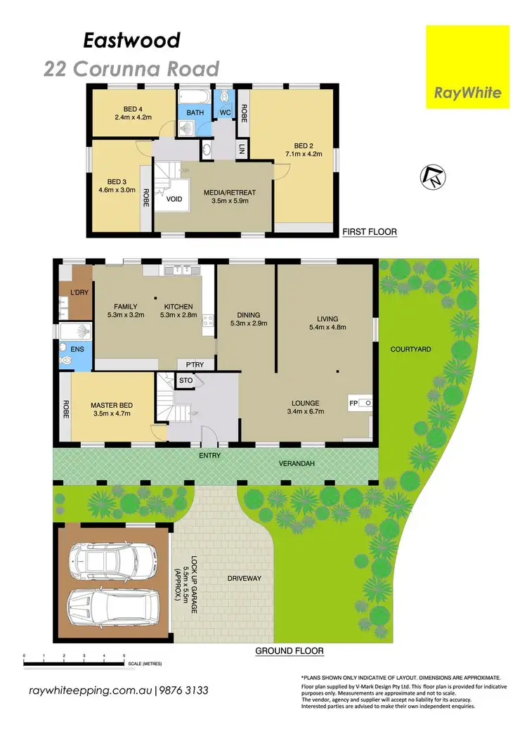 Floorplan of Homely house listing, 22 Corunna Road, Eastwood NSW 2122