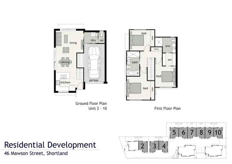 Floorplan of Homely unit listing, 6/46 Mawson Street, Shortland NSW 2307