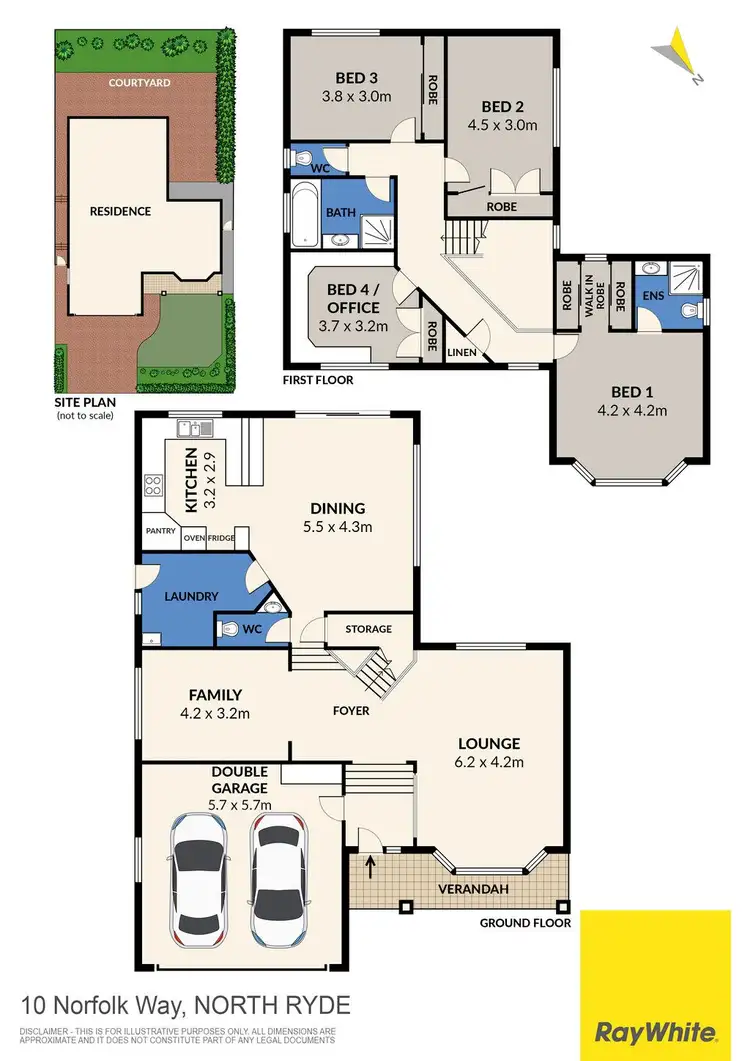 Floorplan of Homely house listing, 10 Norfolk Way, North Ryde NSW 2113