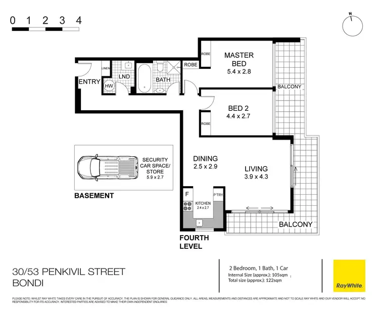 Floorplan of Homely apartment listing, 30/53-63 Penkivil Street, Bondi NSW 2026