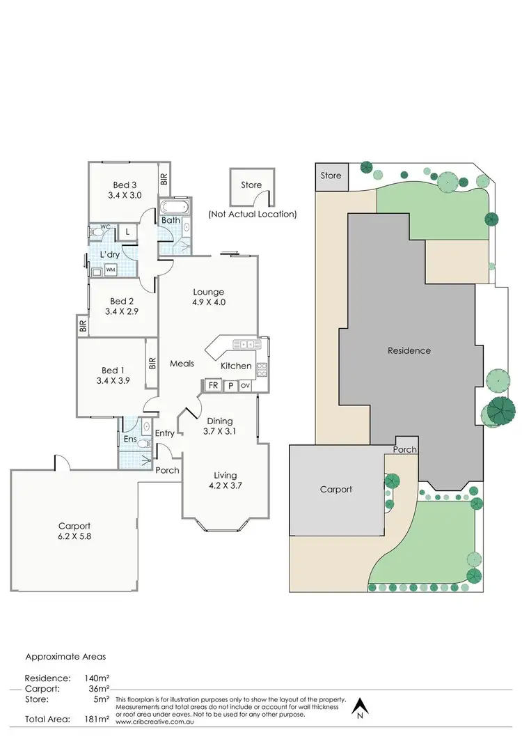 Floorplan of Homely unit listing, 2/40 Conochie Crescent, Manning WA 6152