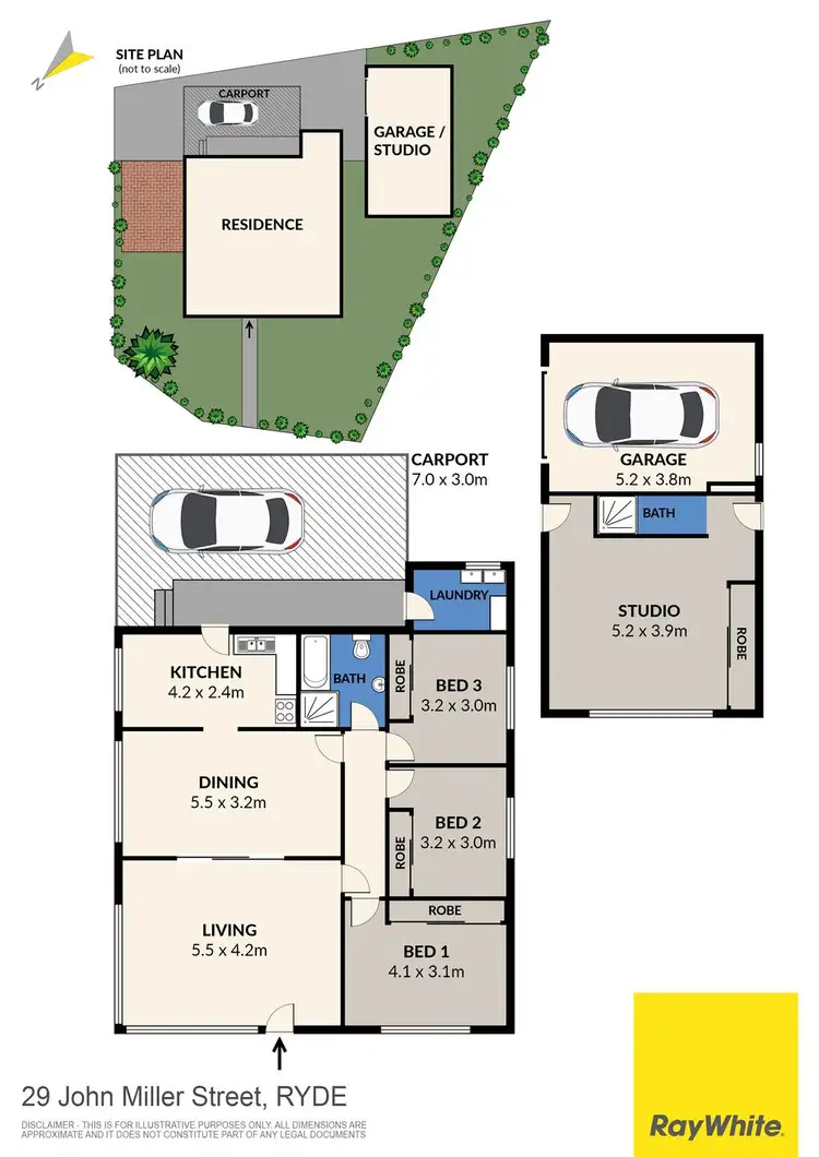 Floorplan of Homely house listing, 29 John Miller Street, Ryde NSW 2112