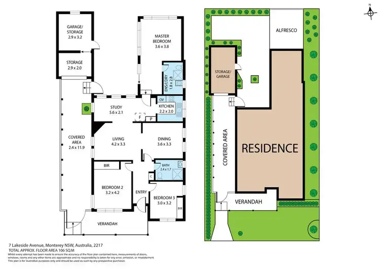 Floorplan of Homely house listing, 7 Lakeside Avenue, Monterey NSW 2217