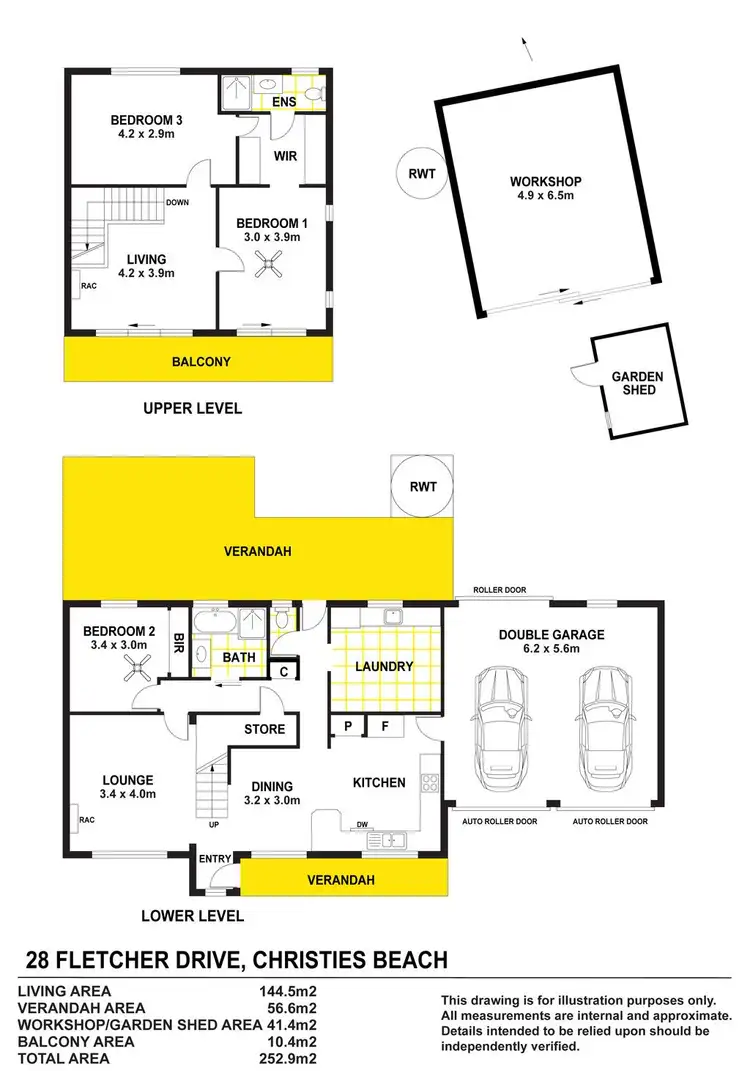 Floorplan of Homely house listing, 28 Fletcher Drive, Christies Beach SA 5165