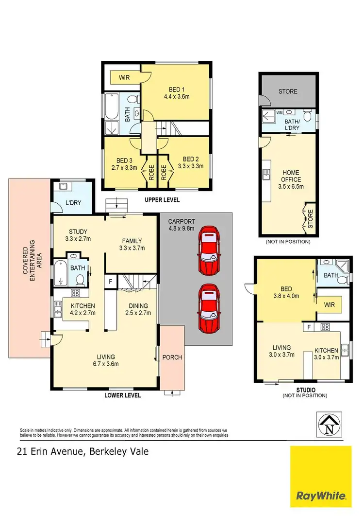 Floorplan of Homely house listing, 21 Erin Avenue, Berkeley Vale NSW 2261