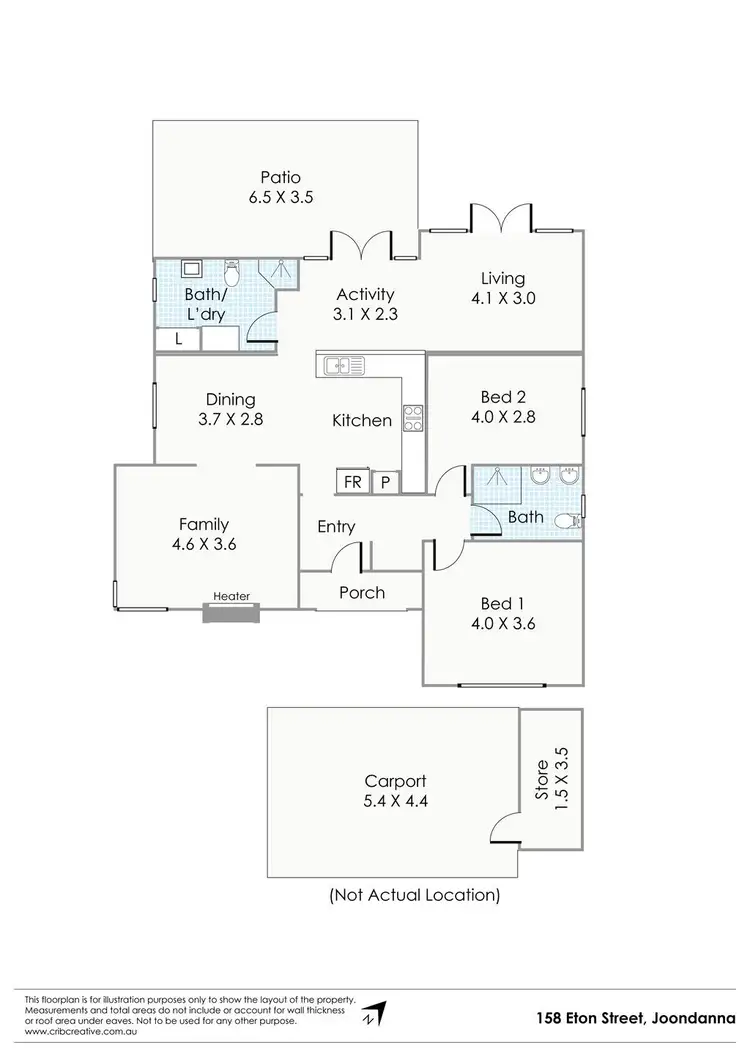 Floorplan of Homely house listing, 158 Eton Street, Joondanna WA 6060