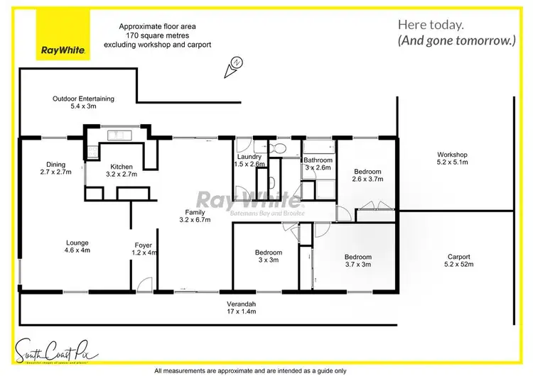 Floorplan of Homely house listing, 1 Yarralumla Crescent, Tomakin NSW 2537