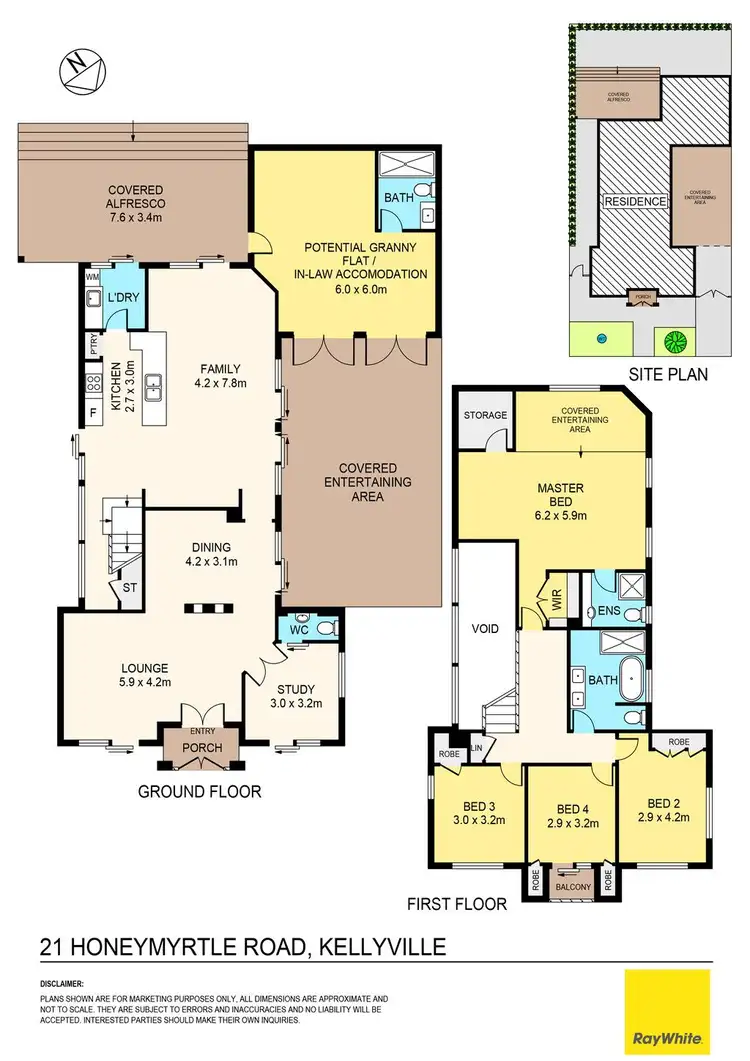 Floorplan of Homely house listing, 21 Honeymyrtle Road, Kellyville NSW 2155