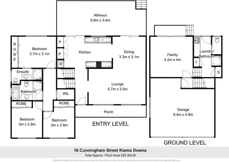 Floorplan of Homely house listing, 16 Cunningham Street, Kiama Downs NSW 2533
