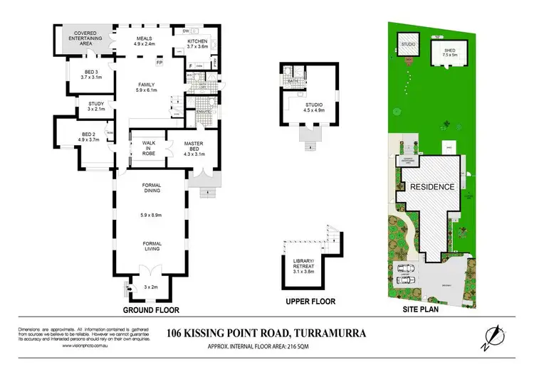 Floorplan of Homely house listing, 106 Kissing Point Road, Turramurra NSW 2074