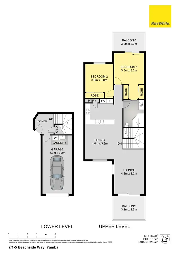 Floorplan of Homely unit listing, 7/1 Beachside Way, Yamba NSW 2464