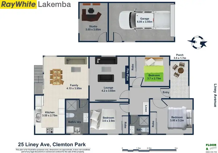 Floorplan of Homely house listing, 25 Liney Avenue, Clemton Park NSW 2206