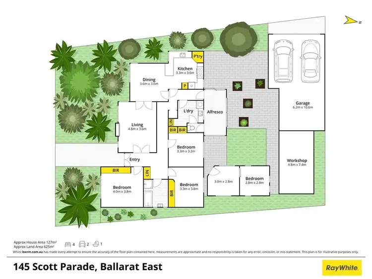 Floorplan of Homely house listing, 145 Scott Parade, Ballarat East VIC 3350