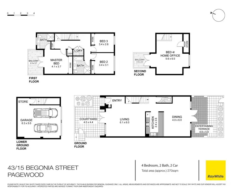 Floorplan of Homely townhouse listing, 43/15 Begonia Street, Pagewood NSW 2035