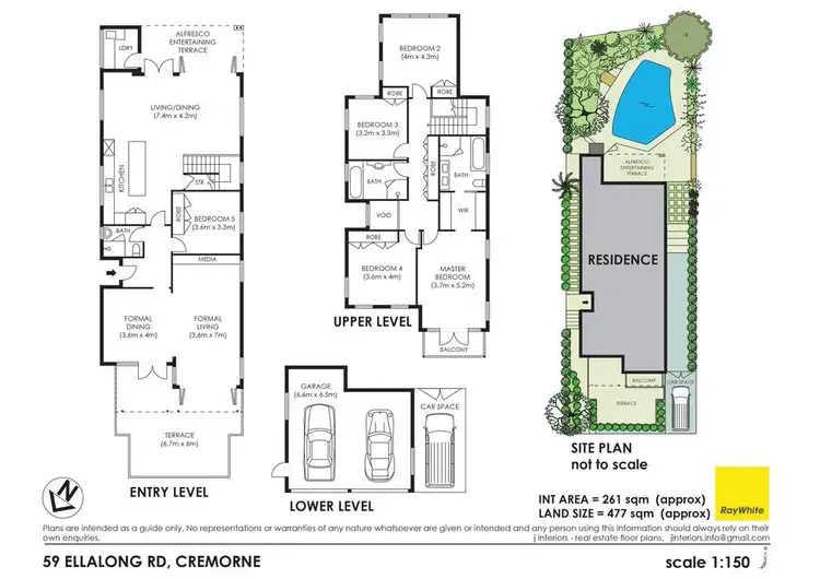 Floorplan of Homely house listing, 59 Ellalong Road, Cremorne NSW 2090