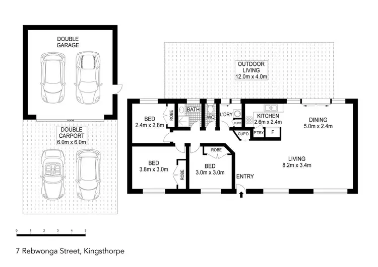 Floorplan of Homely house listing, 7 Rebwonga Street, Kingsthorpe QLD 4400