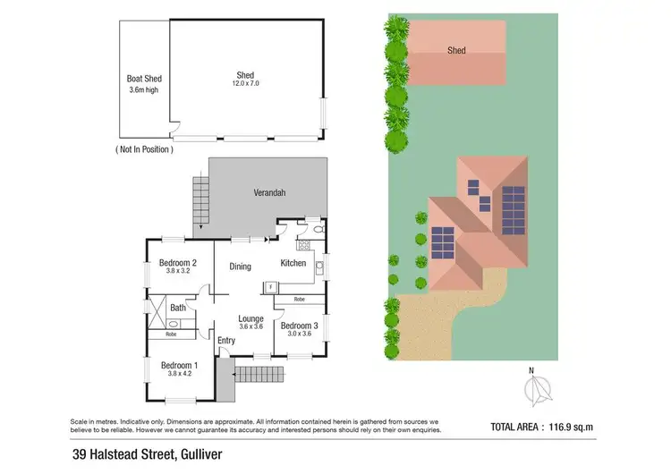 Floorplan of Homely house listing, 39 Halstead Street, Gulliver QLD 4812