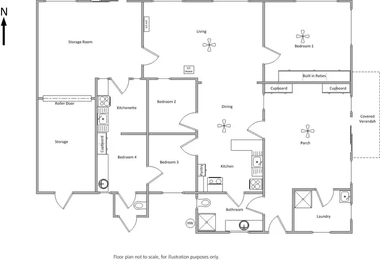 Floorplan of Homely house listing, 271 North Coast Road, Point Turton SA 5575