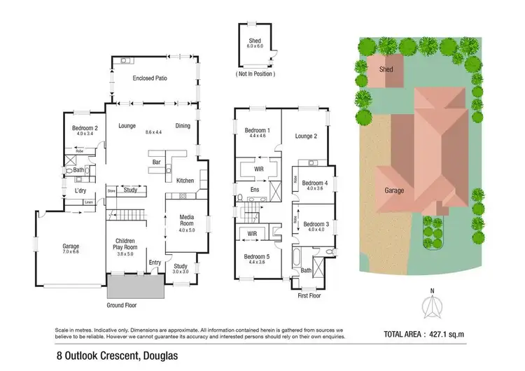 Floorplan of Homely house listing, 8 Outlook Crescent, Douglas QLD 4814