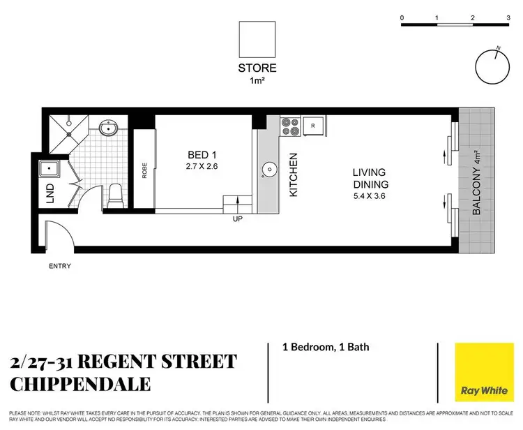 Floorplan of Homely apartment listing, 2/27-31 Regent Street, Chippendale NSW 2008
