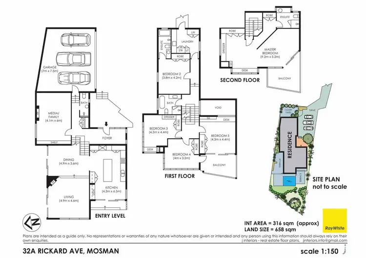 Floorplan of Homely house listing, 32A Rickard Avenue, Mosman NSW 2088