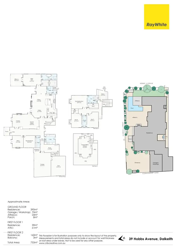 Floorplan of Homely house listing, 39 Hobbs Avenue, Dalkeith WA 6009