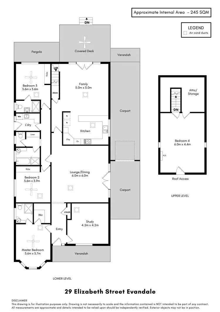 Floorplan of Homely house listing, 29 Elizabeth Street, Evandale SA 5069
