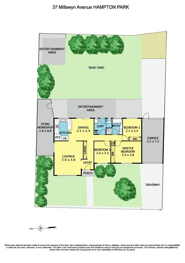 Floorplan of Homely house listing, 37 Millswyn Avenue, Hampton Park VIC 3976