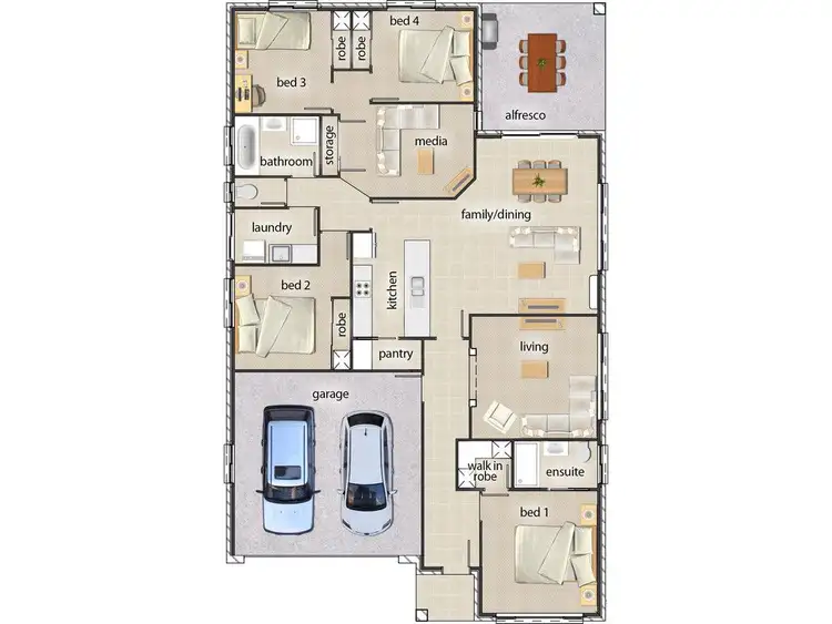 Floorplan of Homely house listing, 2 Fairleigh Place, Kelso NSW 2795