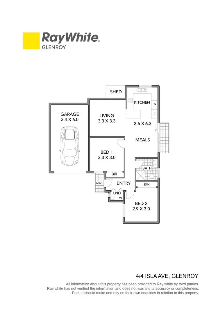 Floorplan of Homely villa listing, 4/4 Isla Avenue, Glenroy VIC 3046