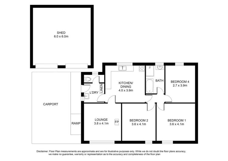 Floorplan of Homely house listing, 3 Witoinga Place, Mount Gambier SA 5290