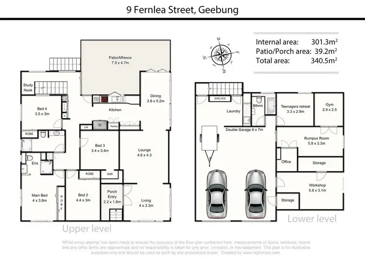 Floorplan of Homely house listing, 9 Fernlea Street, Geebung QLD 4034