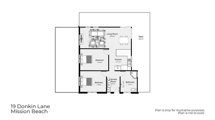 Floorplan of Homely house listing, 19 Donkin Lane, Mission Beach QLD 4852