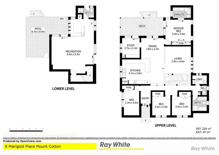 Floorplan of Homely house listing, 8 Marigold Place, Mount Cotton QLD 4165