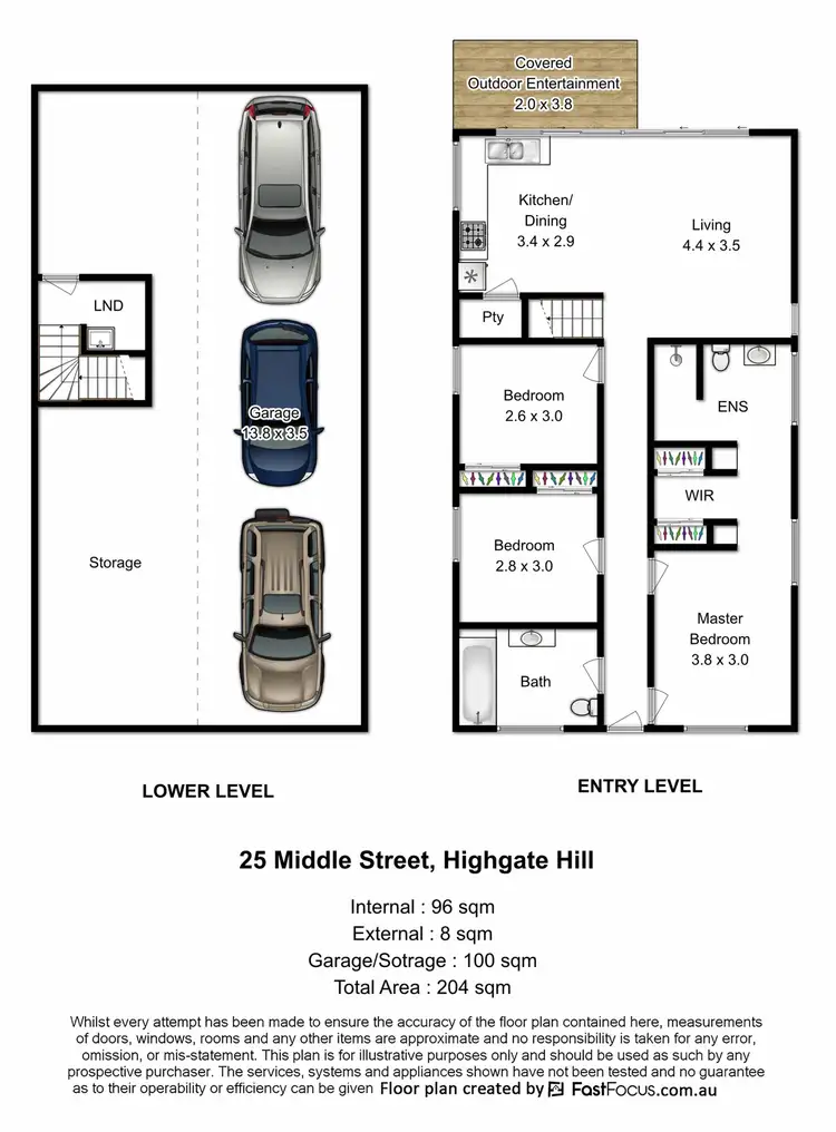 Floorplan of Homely house listing, 25 Middle Street, Highgate Hill QLD 4101