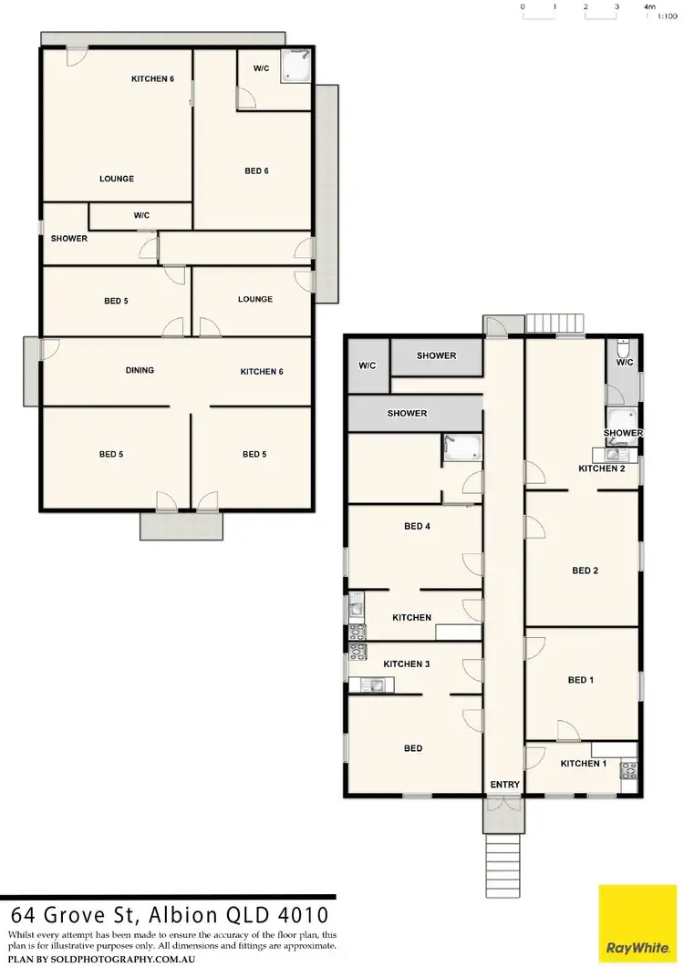 Floorplan of Homely house listing, 64 Grove Street, Albion QLD 4010