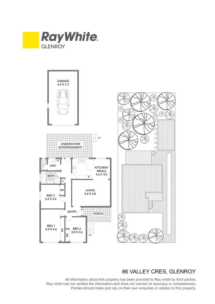 Floorplan of Homely house listing, 86 Valley Crescent, Glenroy VIC 3046