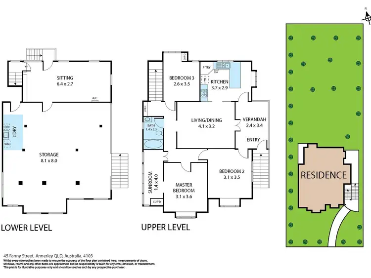 Floorplan of Homely house listing, 45 Fanny Street, Annerley QLD 4103