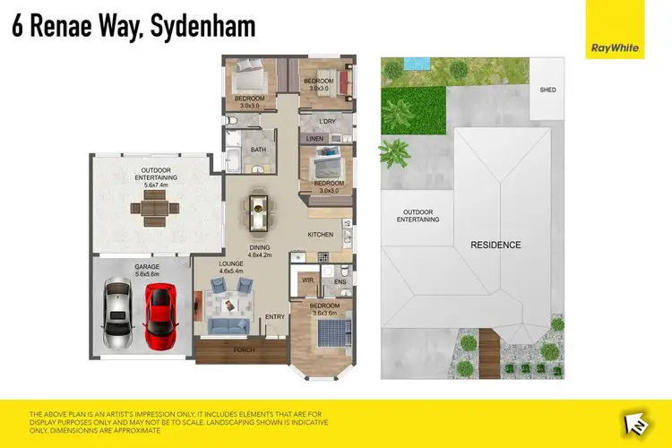 Floorplan of Homely house listing, 6 Renae Way, Sydenham VIC 3037