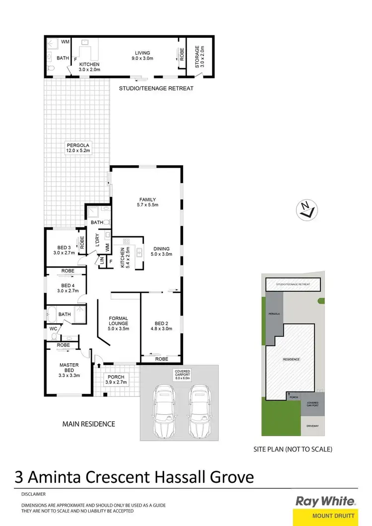 Floorplan of Homely house listing, 3 Aminta Crescent, Hassall Grove NSW 2761