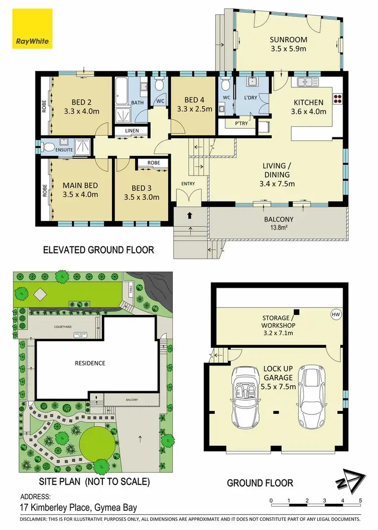 Floorplan of Homely house listing, 17 Kimberley Place, Gymea Bay NSW 2227