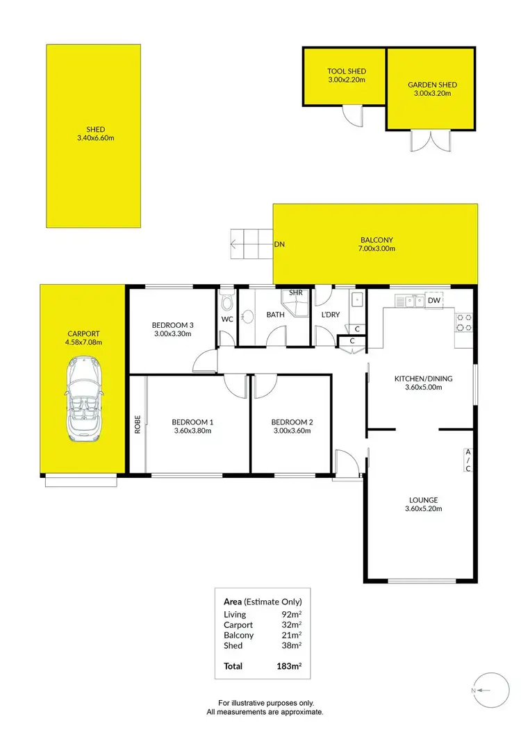 Floorplan of Homely house listing, 18 George Street, Reynella SA 5161