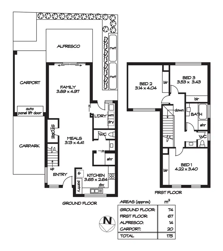 Floorplan of Homely house listing, 1,2,3 & 4/2 Brenthorpe Road, Seaton SA 5023