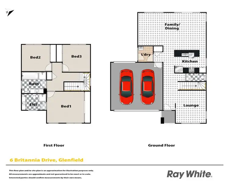 Floorplan of Homely house listing, 6 Britannia Drive, Glenfield NSW 2167