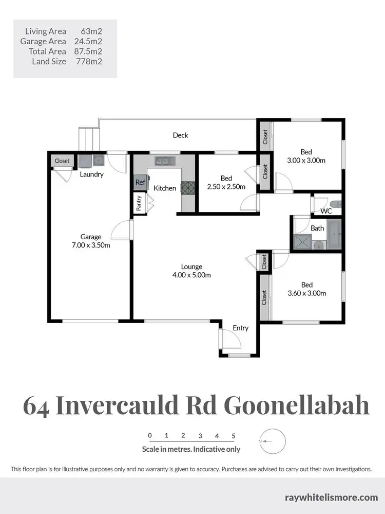 Floorplan of Homely house listing, 64 Invercauld Road, Goonellabah NSW 2480