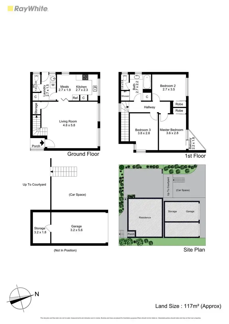 Floorplan of Homely townhouse listing, 4/35 Nolan Street, Frankston VIC 3199